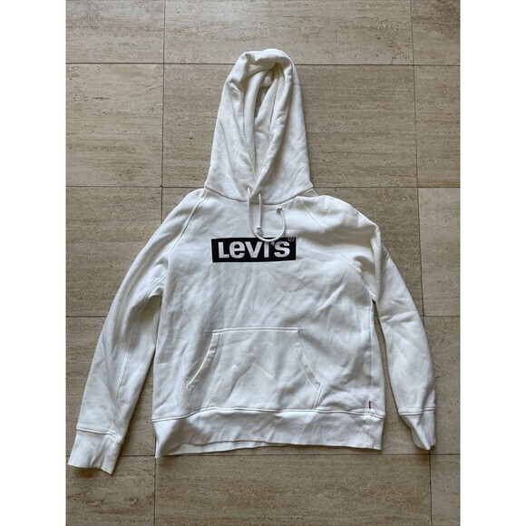 Levi's White‎ Hoodie size S - Picture 1 of 6
